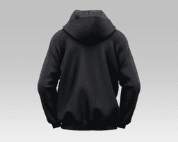ECHOSPHERE / Black - Hoodie - Back