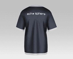 ECHOSPHERE / T-Shirt - Black&White - Back