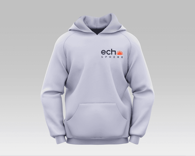 ECHOSPHERE / Hoodie - White - Front