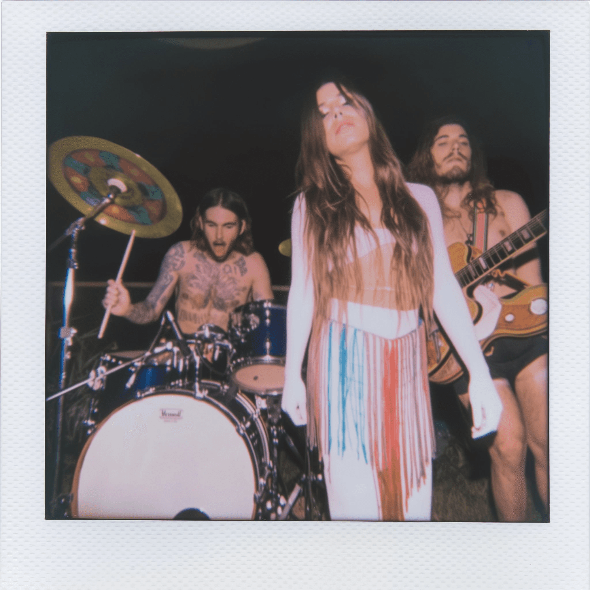 Retro picture of musicians