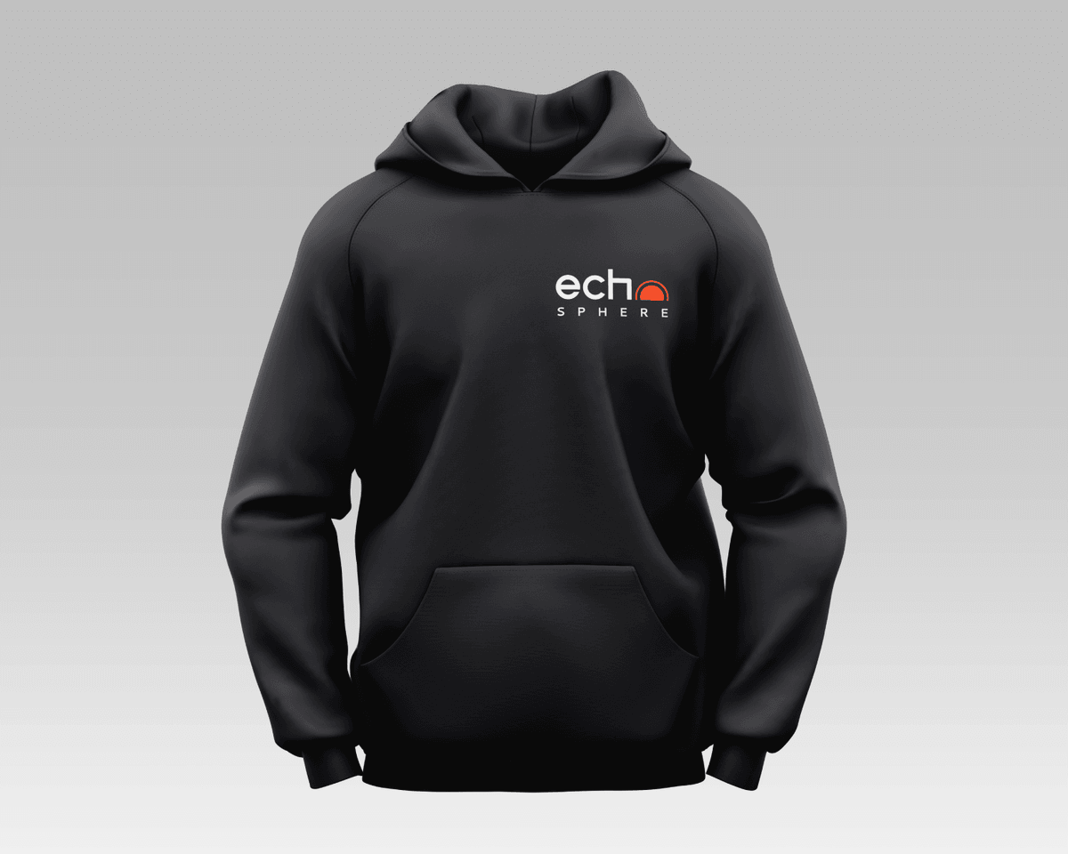 ECHOSPHERE / Black - Hoodie - Front