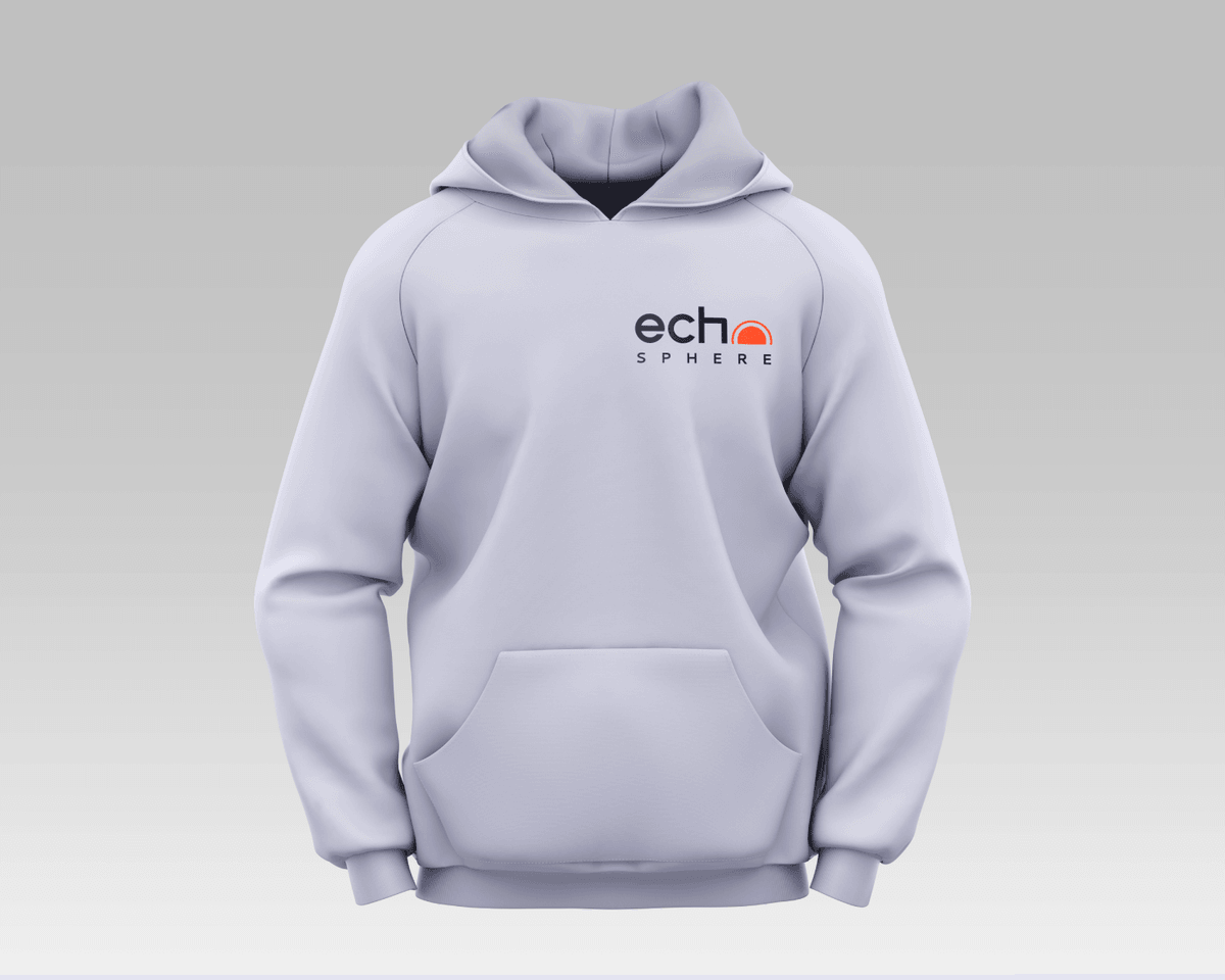 ECHOSPHERE / Hoodie - White - Front